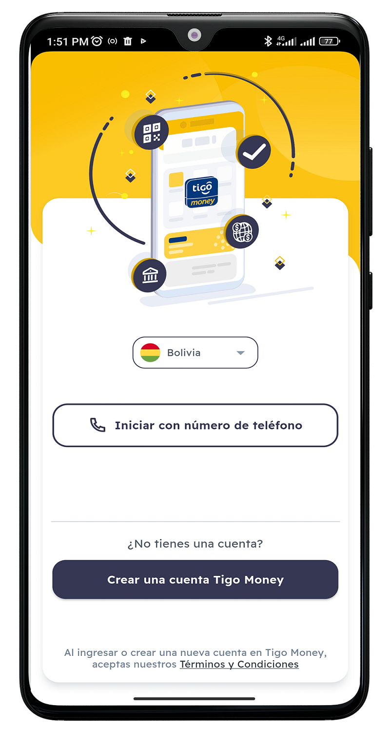 Conoce como ingresar a tu cuenta con la nueva App Tigo Money Bolivia ...